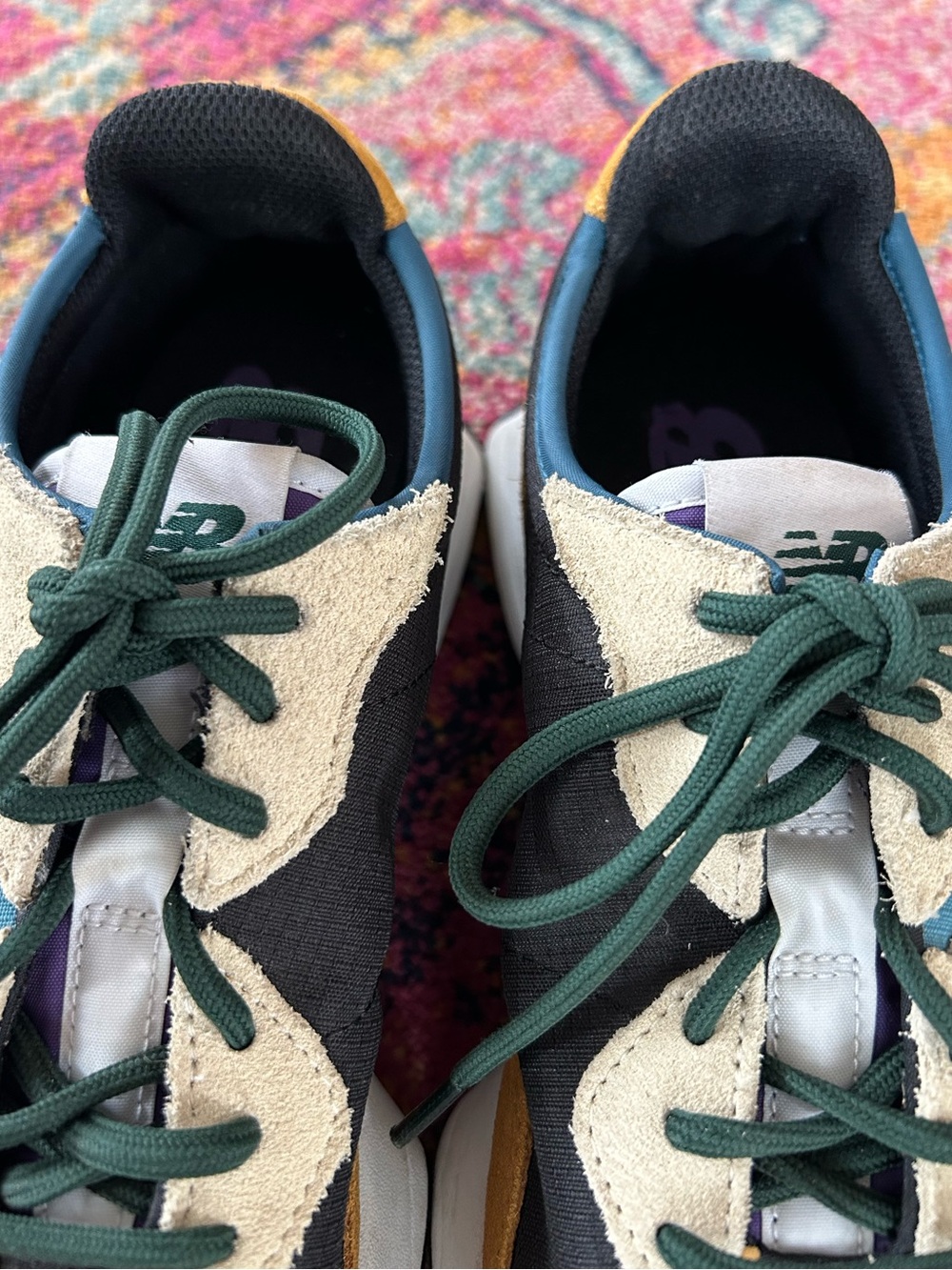 New Balance | Women’s Brown/Teal ‘Workwear Moonstone’ 327 Lace Up Sneakers Sz 10 - Picture 13 of 16